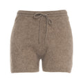 Shorts aus Yackwolle