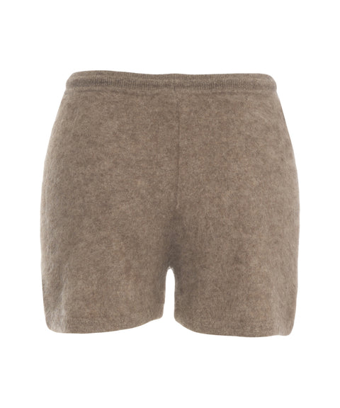 Shorts aus Yackwolle