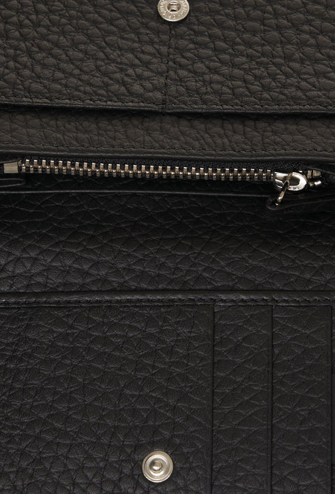 Portafoglio in pelle martellata