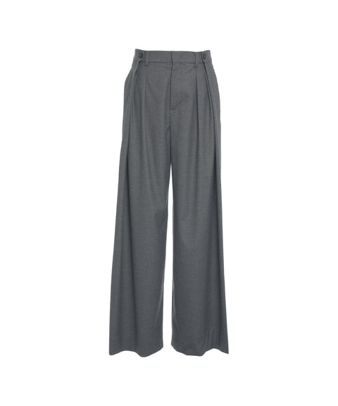 Pantaloni con pieghe