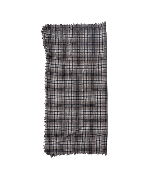 Sciarpa con motivo a quadri