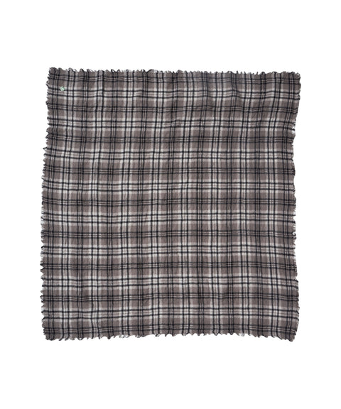 Sciarpa con motivo a quadri