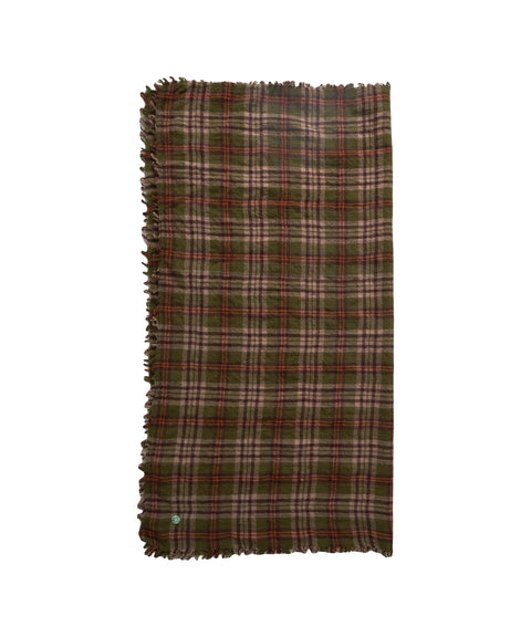 Sciarpa con motivo a quadri