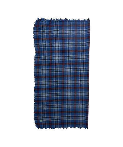 Sciarpa con motivo a quadri