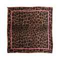 Foulard con stampa animalier