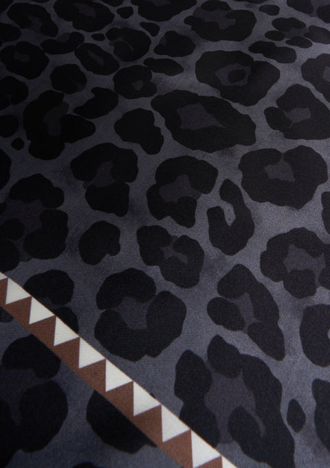 Foulard con stampa animalier
