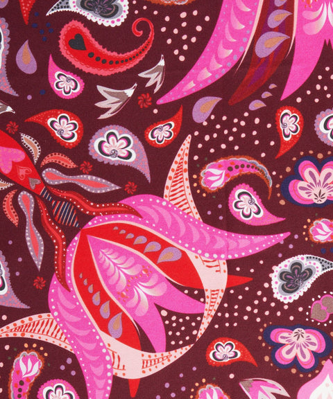 Foulard con stampa floreale