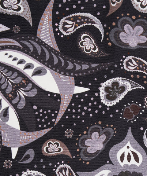 Foulard con stampa floreale