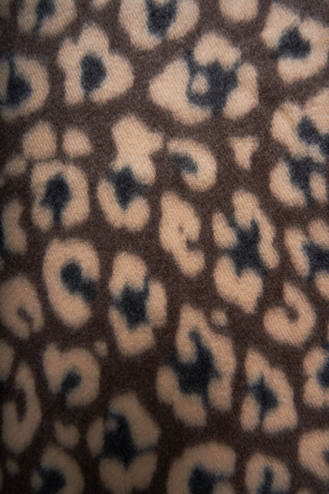 Sciarpa con stampa animalier