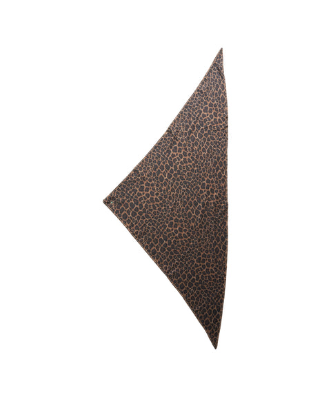 Sciarpa con stampa animalier