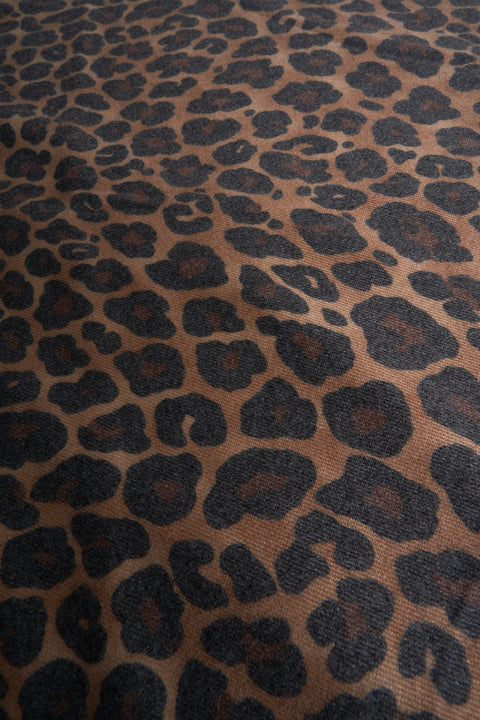 Sciarpa con stampa animalier