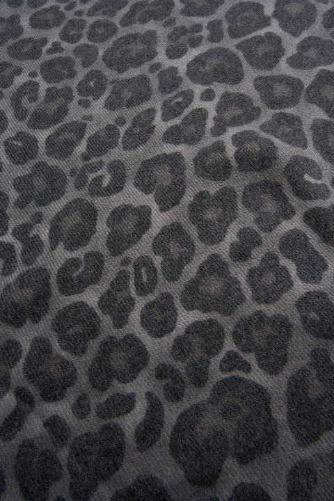 Sciarpa con stampa animalier