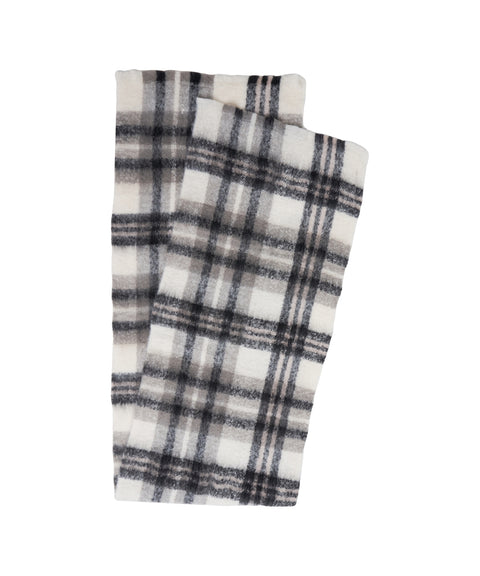 Sciarpa con motivo a quadri