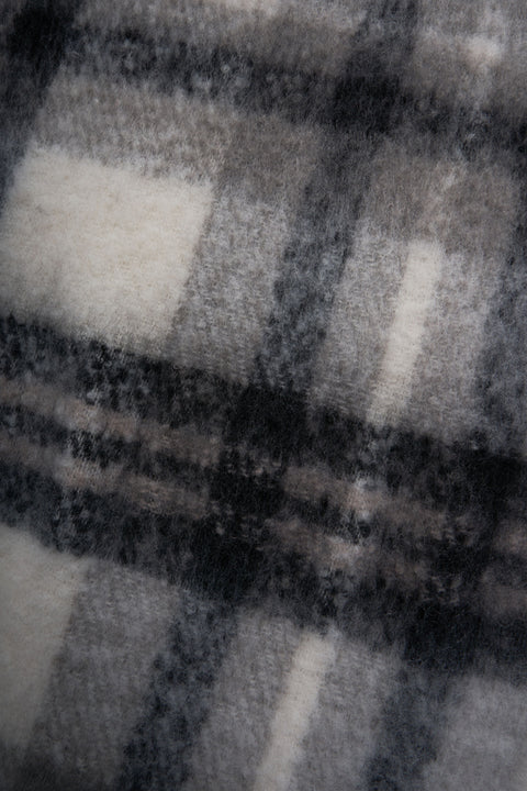 Sciarpa con motivo a quadri