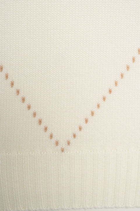 Maglione con motivo a rombi