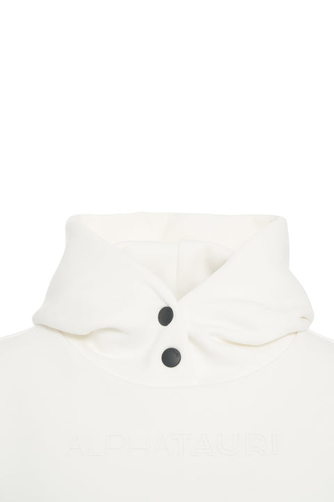 Felpa con cappuccio e scritta logo