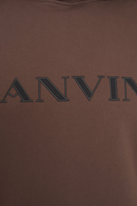 Felpa con cappuccio e stampa logo