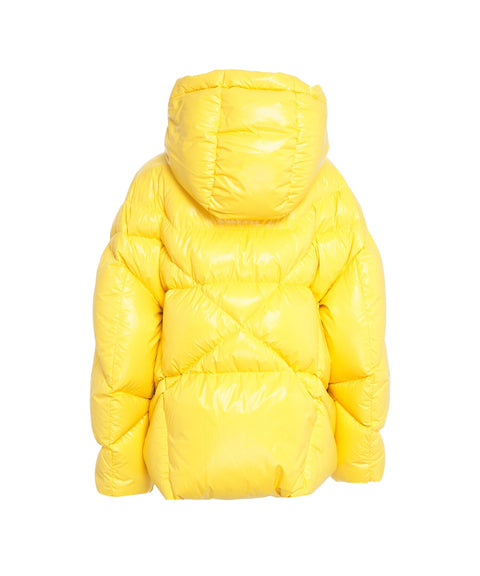 Quilted down jacket