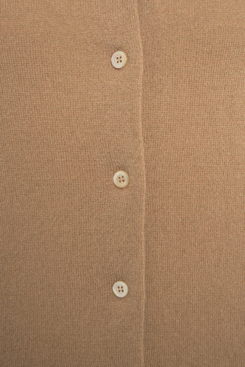 Gilet in maglia con chiusura a bottoni