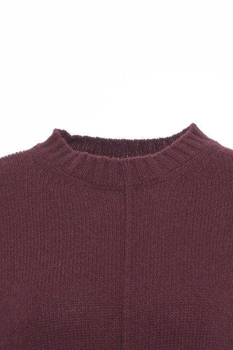 Knit sweater with logo