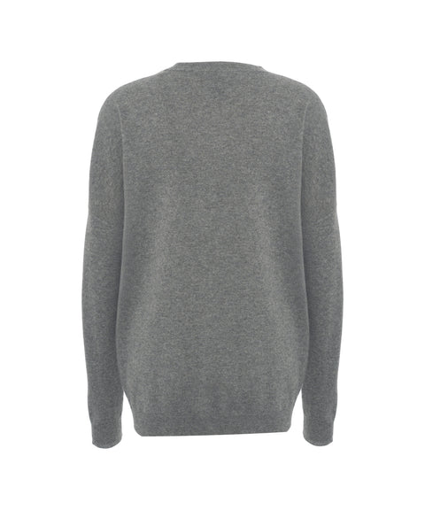 Maglione con motivo a rombi