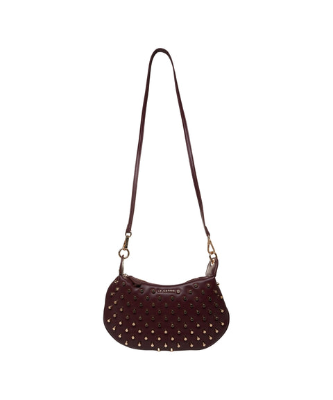 Kunstledertasche  mit Nietendetails