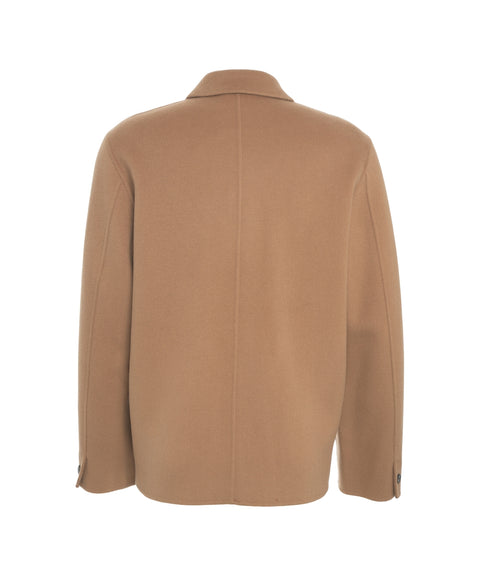 Overshirt in misto lana