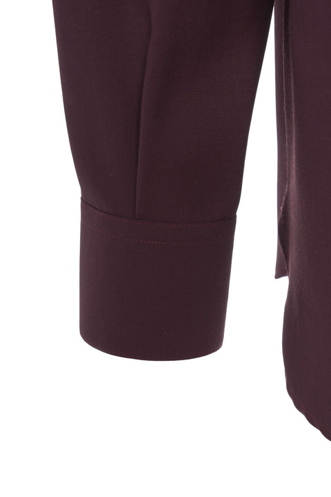 Camicia in lana vergine