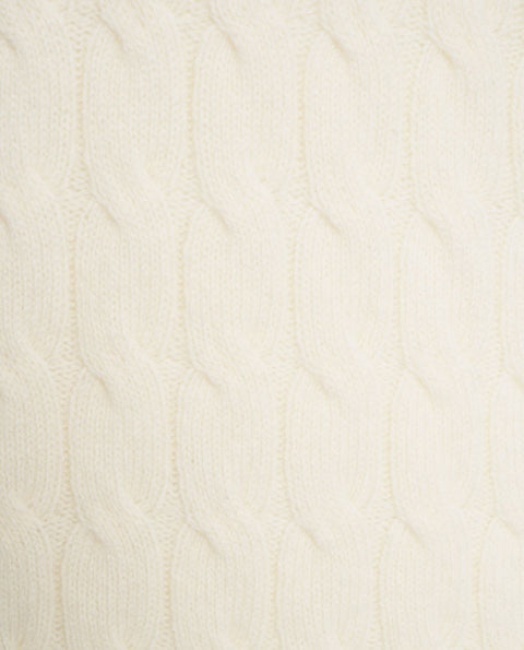 Maglione con motivo a trecce