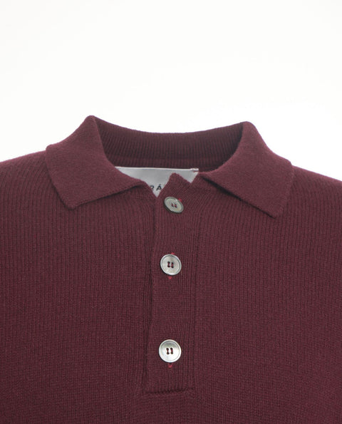Maglione con colletto polo