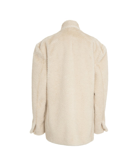 Giacca in ecopelliccia