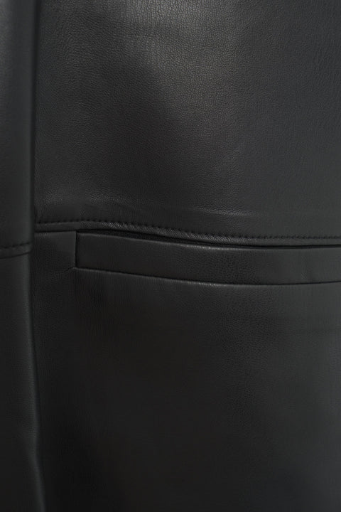 Asymmetrische Lederjacke 'Araki'