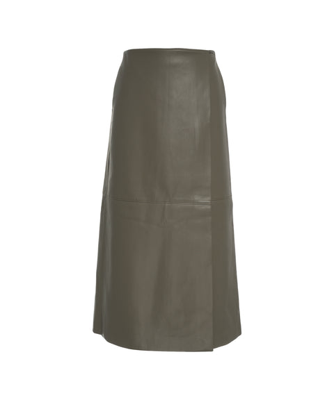 Gonna maxi in ecopelle 'Araki'