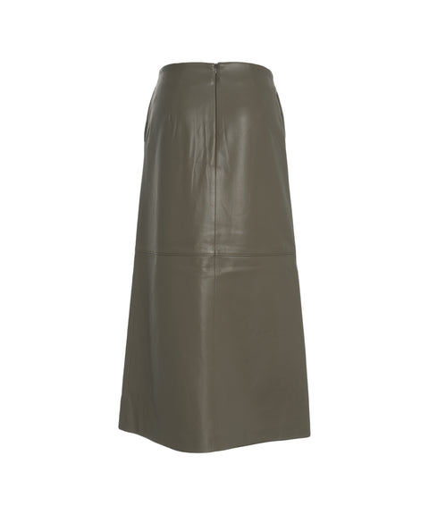 Gonna maxi in ecopelle 'Araki'