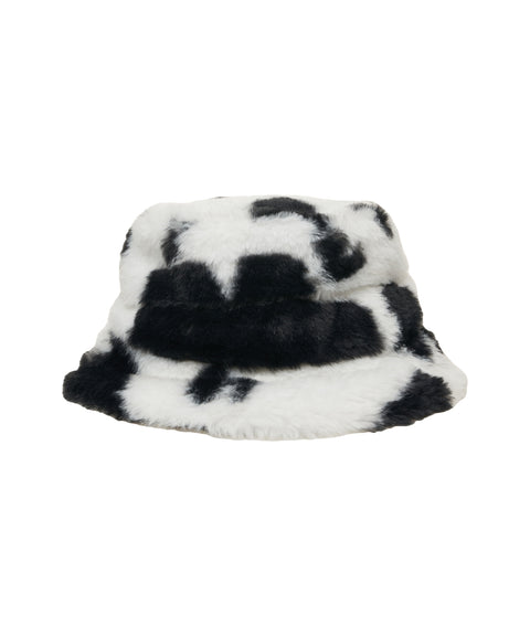 Bucket hat in ecopelliccia