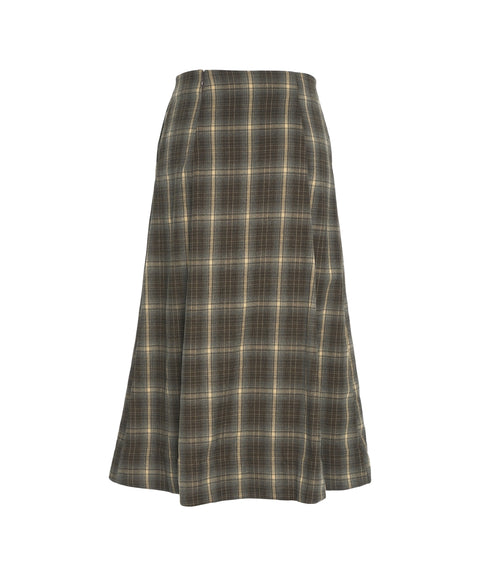 Check midi skirt 'Elaine'