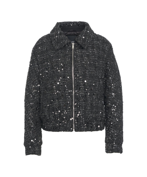 Jacke mit Pailletten