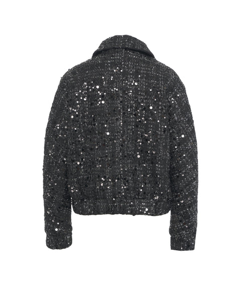 Jacke mit Pailletten