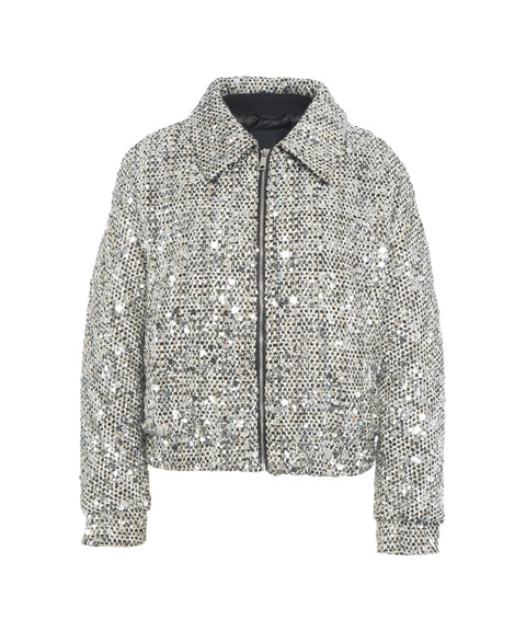 Jacke mit Pailletten