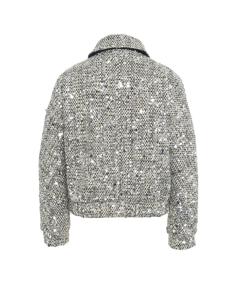 Jacke mit Pailletten