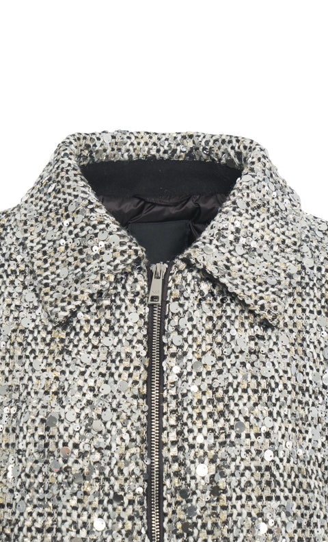 Jacke mit Pailletten