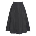 Padded midi skirt