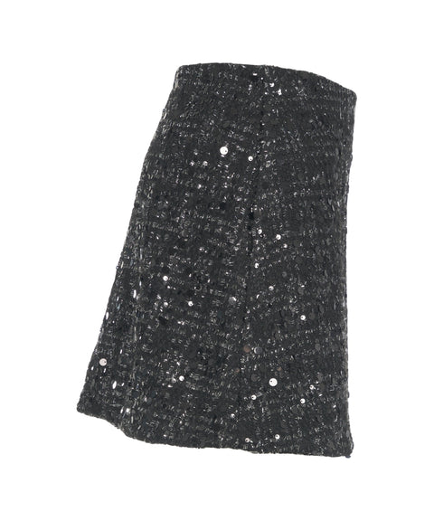 Minirock mit Pailletten