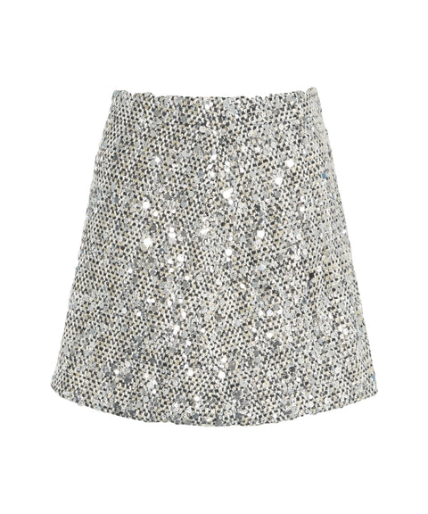 Minirock mit Pailletten