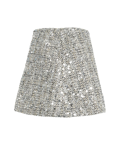 Minirock mit Pailletten