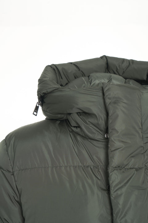 Piumino lungo trapuntato