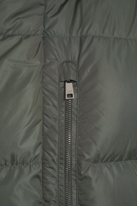 Piumino lungo trapuntato