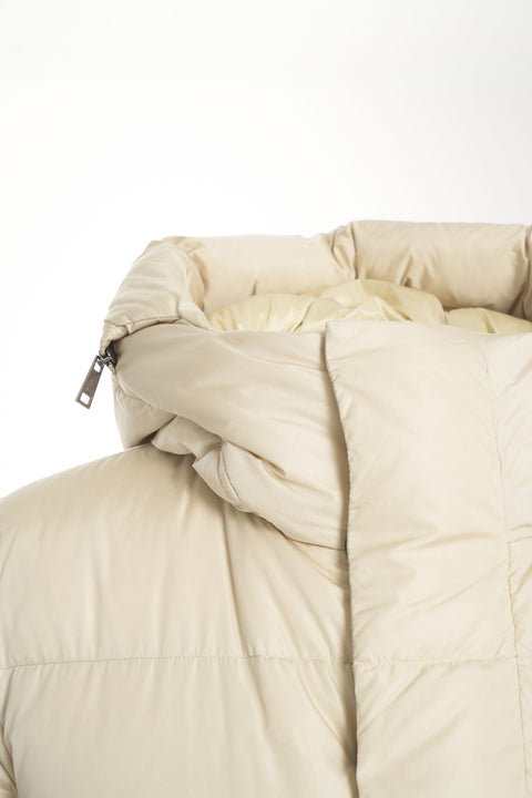 Piumino lungo trapuntato