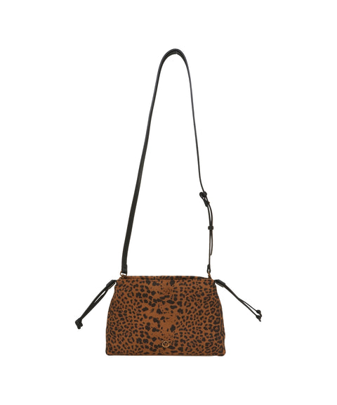 Mini Clutch mit Animal-Print