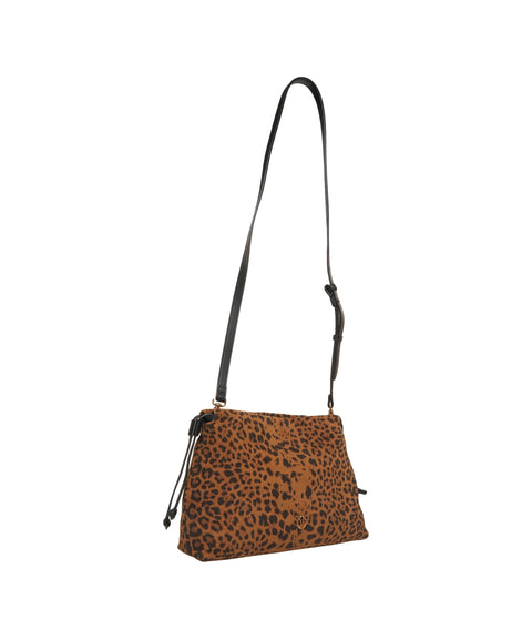 Mini Clutch mit Animal-Print